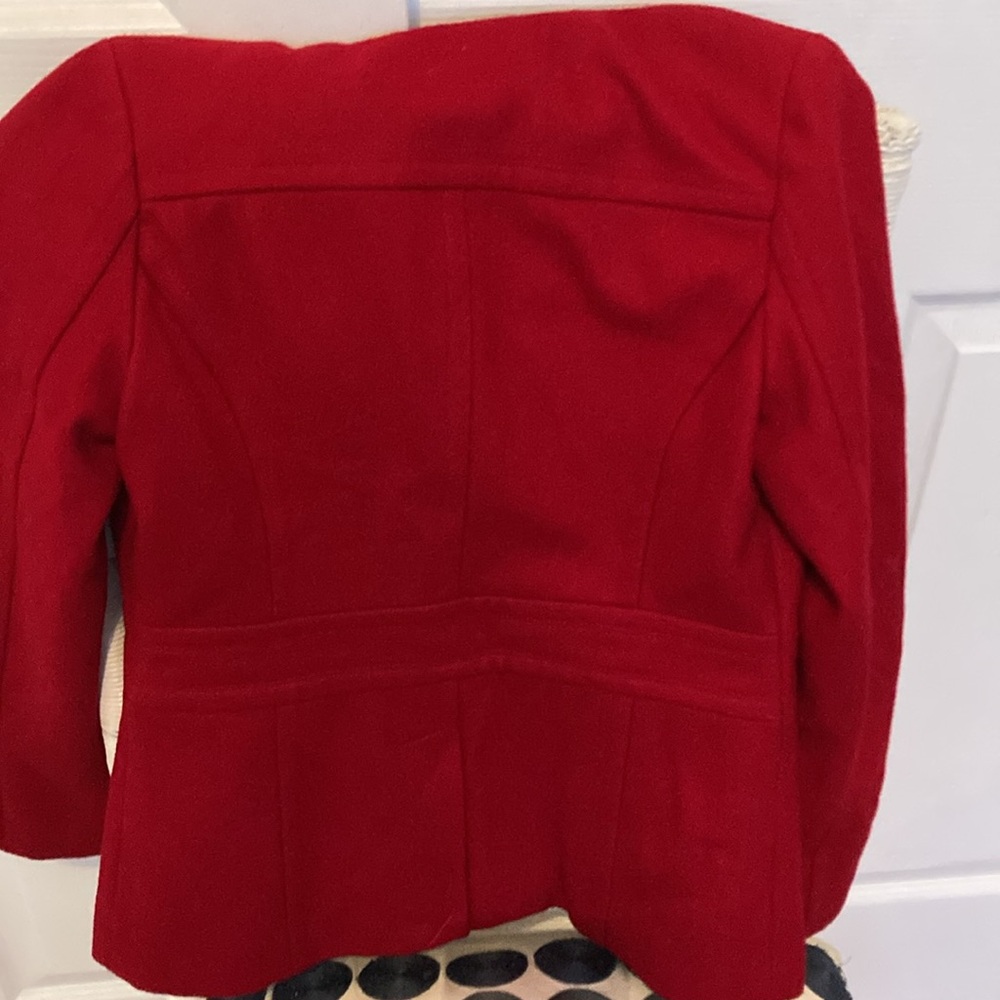Red pea coat - Picture 7 of 8